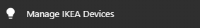 Ikea Manage Devices Button